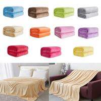 【CW】۞☃∋  50x70/70x100cm Soft Blanket Color Thickened Warm Sheets Blankets Throw Rug Sofa плед для кровати