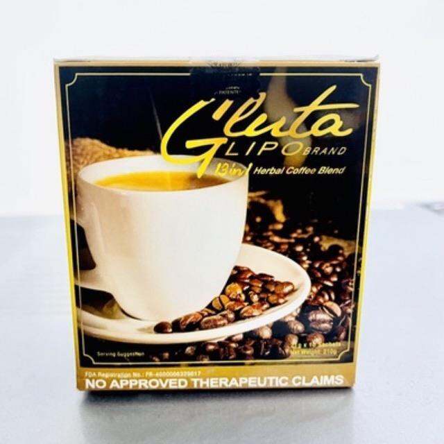 GLUTA LIPO COFFEE 13 in 1 HERBAL BLEND (10 Sachets/Box) Lazada PH