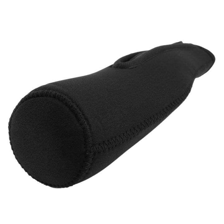 beer-bottle-cooler-sleeves-keep-drink-cold-zip-up-extra-thick-neoprene-insulated-sleeve-cover-black