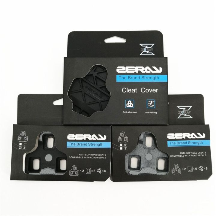 zeray-sp110ปุ่มสตั๊ดรองเท้าจักรยานปั่นบนถนน-sc05-แป้นเหยียบกันลื่นและฝาครอบด้านนอกใช้งานได้กับแป้นเหยียบจักรยาน-keo