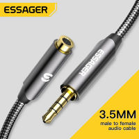 Cable Audio Speaker Cord 3.5mm Jack male to Women For Car Headphone Adapter Xiaomi PC Extension Wire