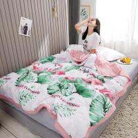 40 Flamingos Print Bedspread Summer Quilt Blanket Comforter Bed Cover Quilting Home Textiles Suitable for Children adult