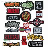 ﹍◄✿ Punk band adhesive back badge a228 bird guitar embroidered dress decoration patch heavy metal band accessories