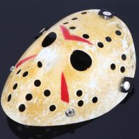 Mask หน้ากาก Jason Friday the 13th เจสันสุดโหด ศุกร์ 13 ฝันหวาน วัสดุ พลาสติก PC ป้องกัน สำหรับใส่ ปาร์ตี้ แฟนซีคอสเพลย์ การแสดง สยองขวัญ สุดโหด ฮอกกี้ หมวก บีบี ฮาโลวีน รักบี้ ของสะสมหายาก Horror Cosplay Sport Hockey Hat BB Halloween Party Fancy Rugby