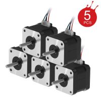 5pcs/lot (17HS4401S) 17HS4401 V5 V6 4-lead Nema17 Stepper Motor 42 motor Nema 17 42BYGH 1.5A for CNC XYZ For 3D Printer Parts Shoes Accessories