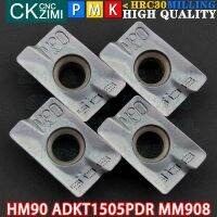 HM90 MM908 HM90 ADKT1505PDR ADKT 1505 PDR MM908ใส่คาร์ไบด์ไหล่เครื่องมือกัด CNC เครื่องมือตัดเม็ดมีดมิลลิ่ง