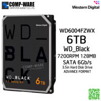 WD Black 6TB ADVANCE FORMAT Desktop Hard Disk Drive 7200RPM SATA 6Gb/s 128MB Cache 3.5 Inch - WD6004FZWX - 5Y Warranty