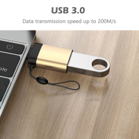 Metal USB-C Type C Male to USB 3.0 Female OTG Sync Charging Adapter Connector Adapter Mini Data Transmission