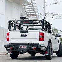 คอกเหล็กรถกระบะ รีโว่ คอกกระบะ Ford Next GEN 2023 วีโก้ คอกเหล็กสีดำ แซงกระบะ แซงดำ Hunter truck cage คอกเหล็กตอนเดียว คอกแค็ป คอกกระบะสี่ประตู รั้วคอก