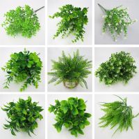 【YF】ஐ✆  1pcs water grass Eucalyptus Plastic Artificial plastic flower Wedding Decoration Table