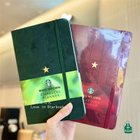 Starbuck 2021ของขวัญคริสต์มาส Molesline Co แบรนด์โน้ตบุ๊กสีแดงและสีเขียวปฏิทินประจำปี