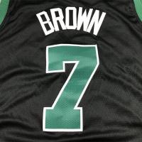 【Feb】 The celtics the 75th anniversary of the new season 7 jay brown shirt embroidered NBA basketball uniform movement vest