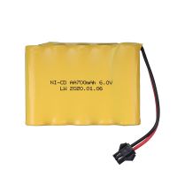 【Discount】 ชุดเครื่องชาร์จแบตเตอรี่6 V 700 MAh สำหรับรถบังคับหุ่นยนต์เรือ RC พร้อมปลั๊ก SM 6 V 700 MAH แพ็คแบตเตอรี่ชาร์จได้ NiCD