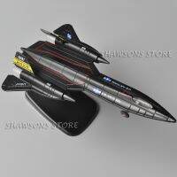 1:150ของเล่นโมเดลเครื่องบินทหารรถยนต์ไดคาส SR-71เครื่องบินสอดแนม Blackbird จำลองขนาดจิ๋วพร้อมเสียงและไฟ