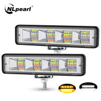 NLpearl 6นิ้ว72วัตต์แถบไฟ Led ออฟโร้ดแถบไฟ Ledไฟทำงานสำหรับรถบรรทุกรถแทรกเตอร์เรือ4X4 SUV รถ A LED ไฟหน้า12โวลต์24โวลต์