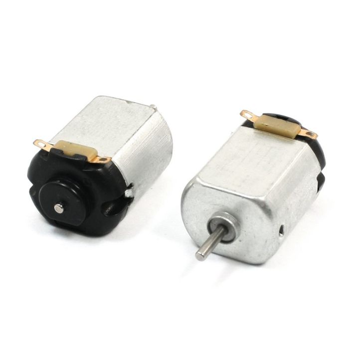 2pcs Mini 2 pin magnetic motor 19000RPM DC 3-6V for RC model aircraft