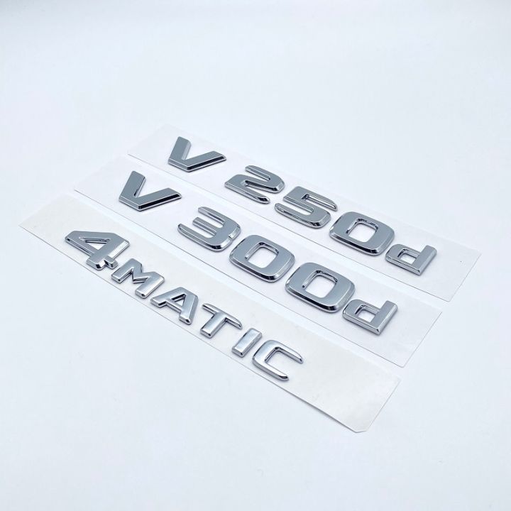 v250d-ตัวอักษร-v300d-ป้าย-abs-สำหรับ-mercedes-benz-v-class-สติกเกอร์ติดโลโก้ป้ายชื่อท้ายรถกันชนรถ-w447-2017ตัว