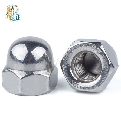 1pcs Metric thread M8 M10 M12 M14 M16 M18 M20 M24 304 Stainless Steel Fine thread Nuts/Cap Nuts(pitch 1/1.25/1.5/2mm)