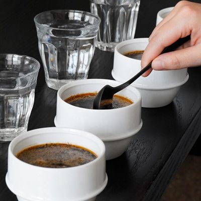 ถ้วยกาแฟเอสเปรสโซ่ทำคัพเค้กโอริกามิถ้วยเซรามิกชามตวงแก้วใส่กาแฟใส่ขนมอบส่วนผสมแห้ง Guanpai4อุปกรณ์ใส่ของเหลว