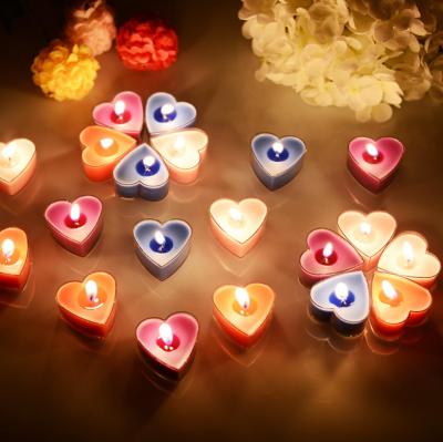 Romantic exquisite heart-shaped electronic candle festival night lamp