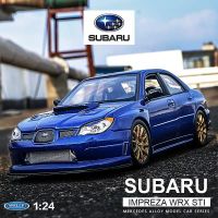 รถ1:24 Subaru STI รถโลหะผสม Diecasts ของเล่นโลหะรถแบบจำลองขนาดเล็กโมเดลรถยนต์เป็นของขวัญสำหรับเด็ก