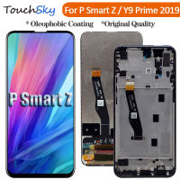 【♘COD Free Cas♘】 jing0saf 6.59 Lcd สำหรับ Huawei Y9 Prime/P Smart Z อะไหล่ชุดประกอบดิจิไทเซอร์หน้าจอสัมผัส Lx1สำหรับ Huawei P Smart Z