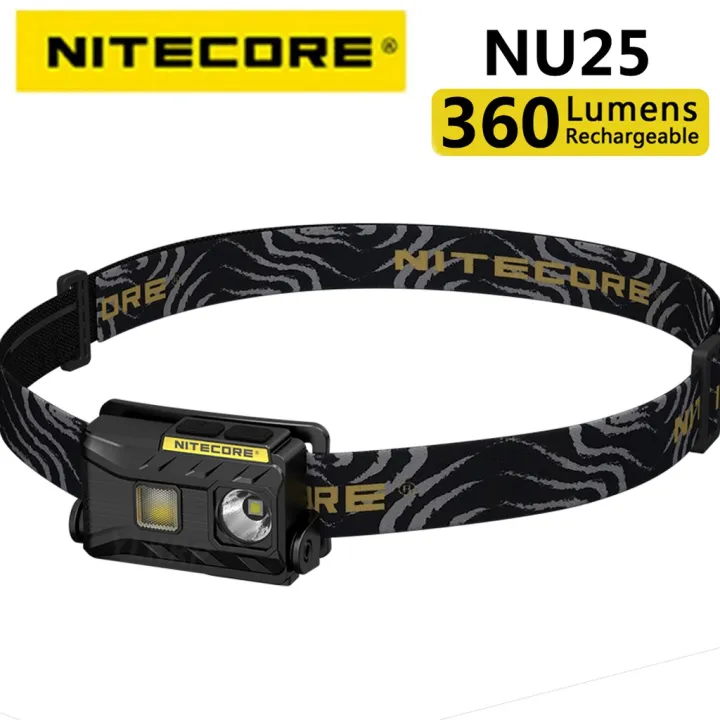 Nitecore NU25 360 lumens LED headlight, USB rechargeable Lazada.co.th