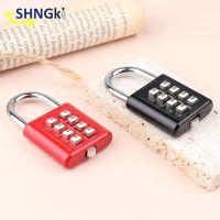 【CC】☈☍✳  8 Digit Password Code Combination Padlock Zinc Alloy Suitcase Luggage Lock Keyed Anti-thieft