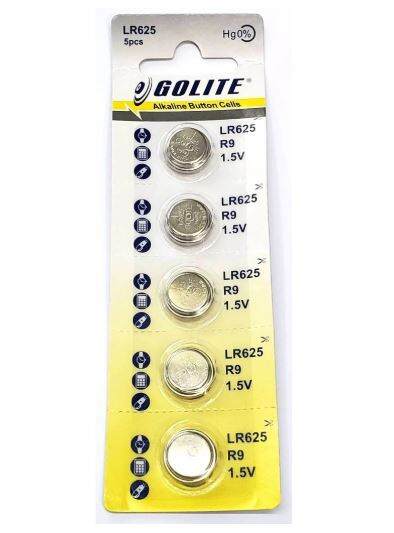 ถ่านกระดุม-golite-lr625-หรือ-r9-1-5v-แพค-5-ก้อน