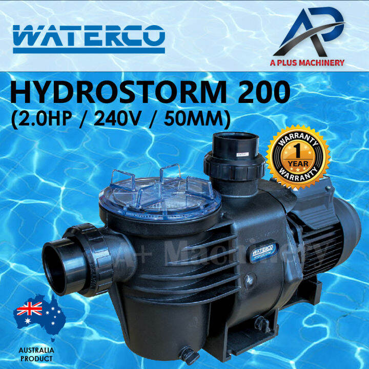 WATERCO Swimming Pool Pump HYDROSTORM 200 (2.0HP) Single Phase, 50Hz