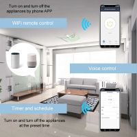 4P 380V 63A Circuit Breaker Tuya Smart WiFi Circuit Breaker Industrial Remote Control MCB Timing with Amazon Alexa Echo