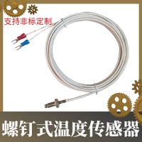 High efficiency Original M6 screw type thermocouple K-type E-type glass fiber sandbag wire M8 probe probe rod thermal resistance temperature sensor temperature measurement