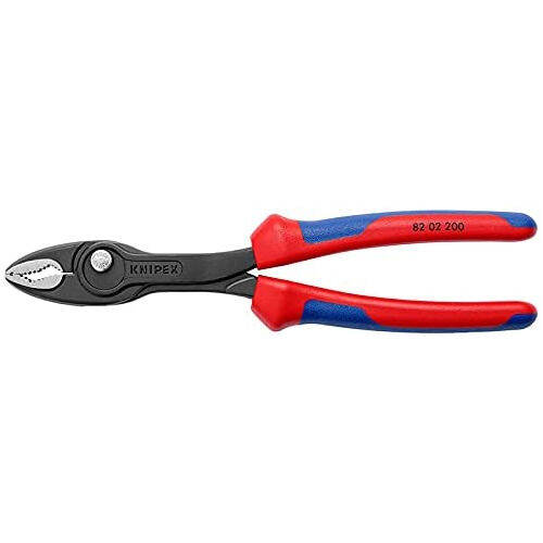 KNIPEX Tools 82 02 200 TwinGrip Slip Joint Pliers, 8Inch Lazada.co.th