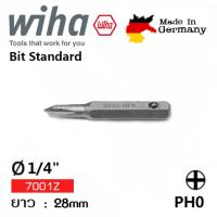 WIHA ดอกไขควงดอกแฉก (ตอก) PH2x28mm Order No.04718