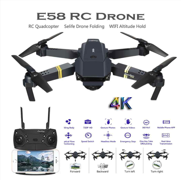 e58 foldable drone