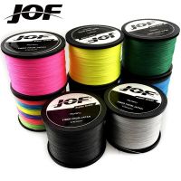 ใหม่ JOF เอ็นตกปลาถัก8เส้น4เส้น500เมตรน้ำเค็มน้ำจืดสายตกปลา Linha Multifilamento 8 Fio 4 Fio 9สี