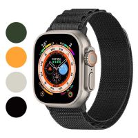 สำหรับ Apple Watch Ultra 49มม.,Series 8/7 45มม./41มม.,สายไนลอนทอที่ทนทานสำหรับ Apple Watch Series 6 5 4 3 2 1 SE, 38มม. 40มม. 42มม. 44มม.