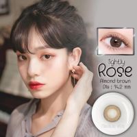 ?คอนแทคเลนส์✨ขนาดมินิ✨Almond Brown✨Lightly Rose (Luxzylens)