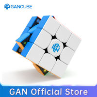 GAN 354 M V2 รูบิก รูบิค แม่เหล็กลูกบาศก์ความเร็ว3X3 Stickerless GAN CUBE ลูกบาศก์มายากล GAN354 M ของเล่นเกมปริศนา สำหรับเด็ก กับGES