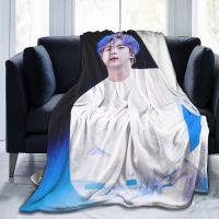 【IN STOCK】 BTS JIN Flannel Ultra-Soft Micro Fleece Blanket for Bed Couch Sofa Air Conditioning Blanket