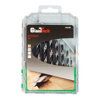 ดอกสว่านเจาะไม้ GIANT TECH รุ่น 118108 (ชุด 8 ชิ้น) สีดำ [มีเก็บเงินปลายทาง]