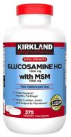 Kirkland Signature Glucosamine with MSM, 375 Tablets Exp: 04/24