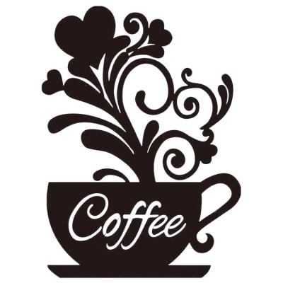 Coffee Cup Wall Art for Kitchen Metal Coffee Mug Wall Art Coffee Signs for Kitchen Bedroom Living Room Dining Room Porch Cafe &amp; Coffee Corner outgoing