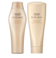 Shiseido Sublimic Aqua Intensive Shampoo 250ml. + Treatment 250ml. แชมพูและทรีทเมนต์สำหรับผมแห้งเสีย