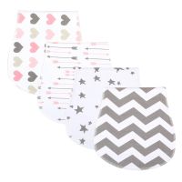 ✗♙✠ Baby Bibs Burp Cloths for Baby Boys and Girls 100 Organic Cotton Ultra Absorbent Burping Cloth Fashion Newborn Saliva Towel