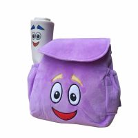 Dora Explorer Backpack Rescue Bag with Map,Pre-Kindergarten Toys Purple Xmas Girls Back to School Gifts