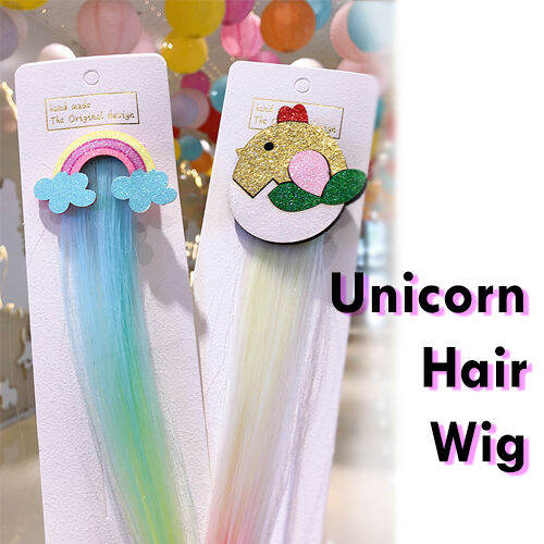 L&L- Kids Unicorn Hair Clip Cute Colorful Wig Straight Pony Tail Fashion Hairpin Accessories for Kids Birthday Party Princess - Rambut Palsu Kanak Kanak Warna Warni Puteri Kartun | Lazada L&L- Kids Unicorn Hair Clip Cute Colorful Wig Straight Pony Tail Fashion Hairpin Accessories for Kids Birthday Party Princess - Rambut Palsu Kanak Kanak Warna Warni Puteri Kartun | Lazada