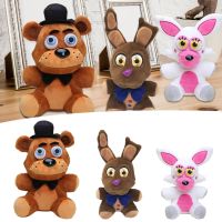 [Toy paradise]18Cm การ์ตูนตุ๊กตาจากแอนิเมชันน่ารัก FNAF ใหม่ FNAF Fazdy Fazbear ตุ๊กตาหมีกำมะหยี่ขนยาว Sly Bunny Animal ของขวัญของเล่นตุ๊กตาผ้าคริสต์มาส