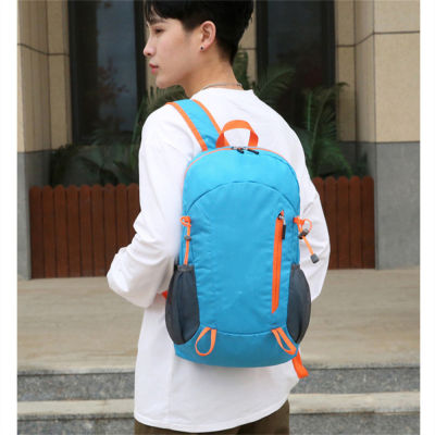 22L Portable Daypack Folding Bag Cycling Foldable Travel Knapsack Cycling Travel Knapsack Foldable Backpack Folding Mountaineering Bag