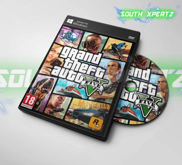 Grand Theft Auto V [ GTA V ] OFFLINE PC game, Physical DVD Game